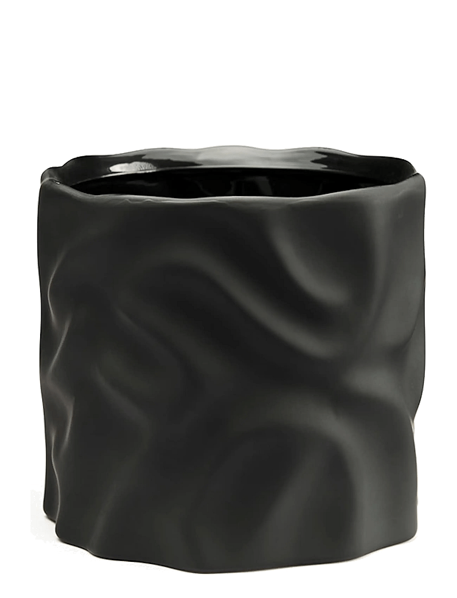 Cooee Design - Drift Desert Flowerpot Large Black - lillepotid - black - 1