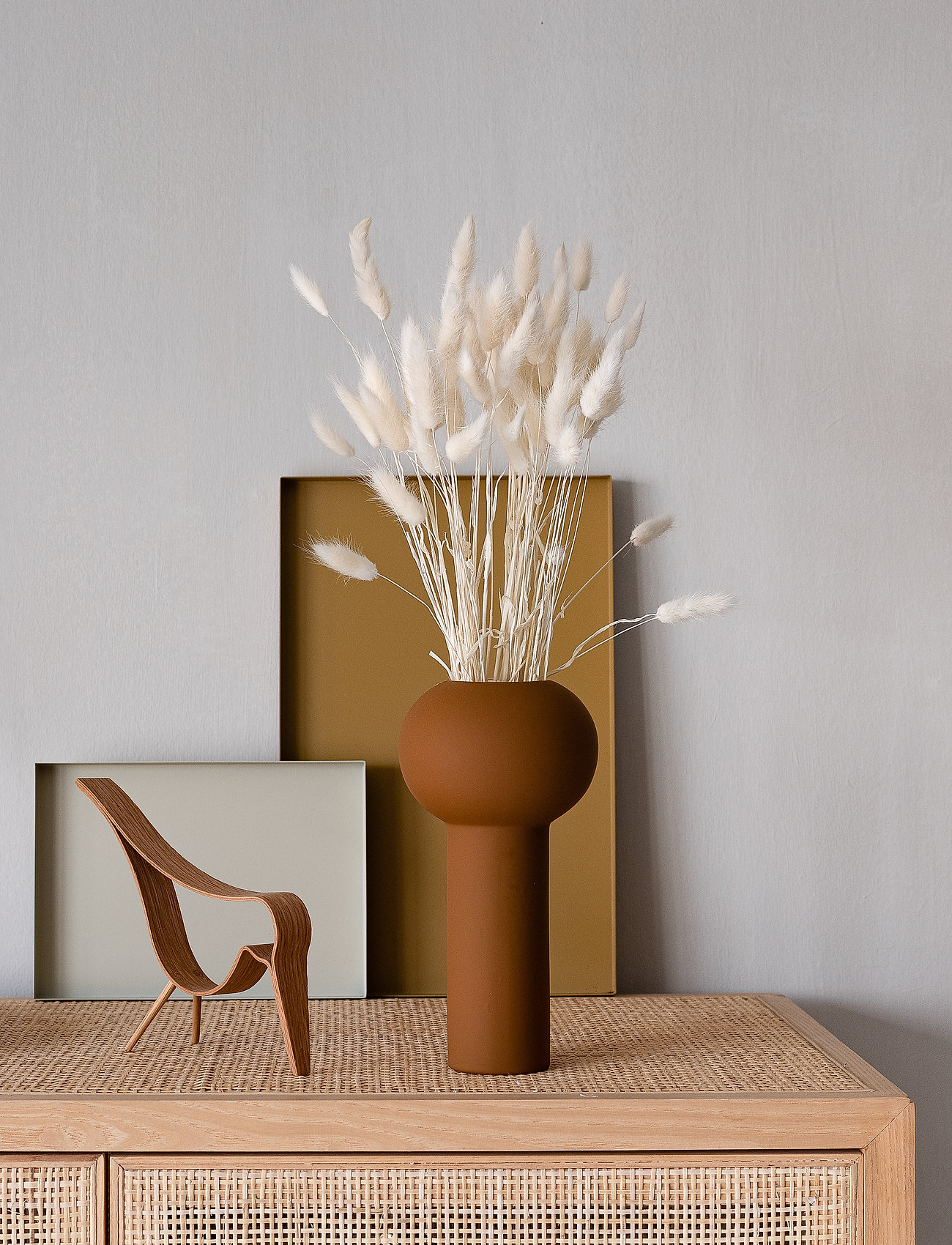 Cooee Design - Dried  Flowers Lagurus Ash - de laveste prisene - white - 1