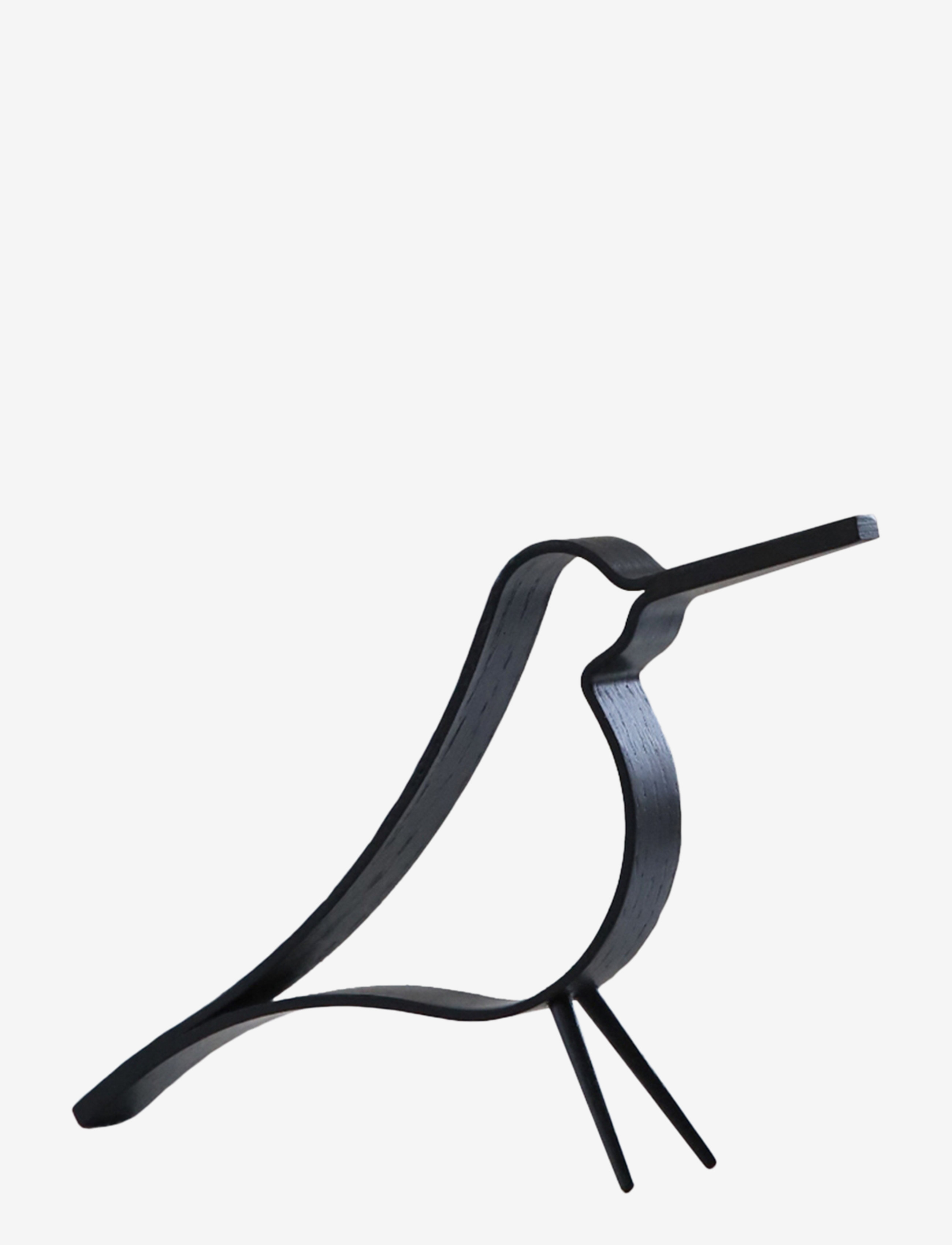 COOEE DESIGN Woody Bird Stained Oak Klein Schwarz - H:14CM - Unisex