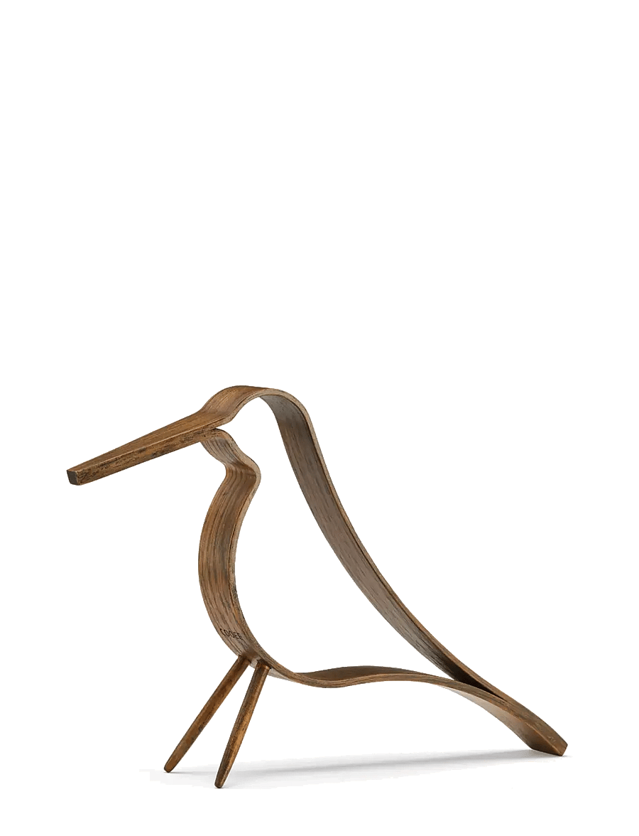 Cooee Design - Woody Bird Dark Oak Medium - puidust kujud - dark oak - 2
