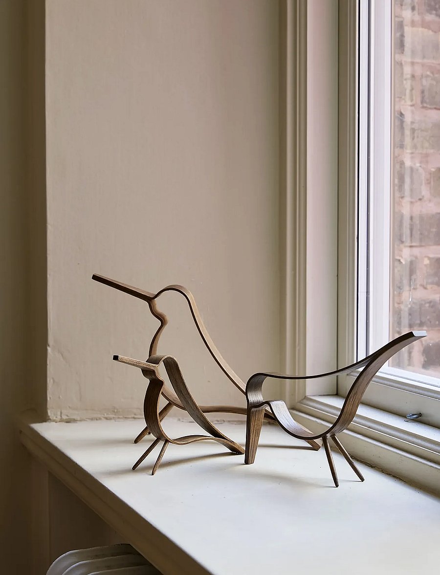 Cooee Design - Woody Bird Dark Oak Medium - puidust kujud - dark oak - 3