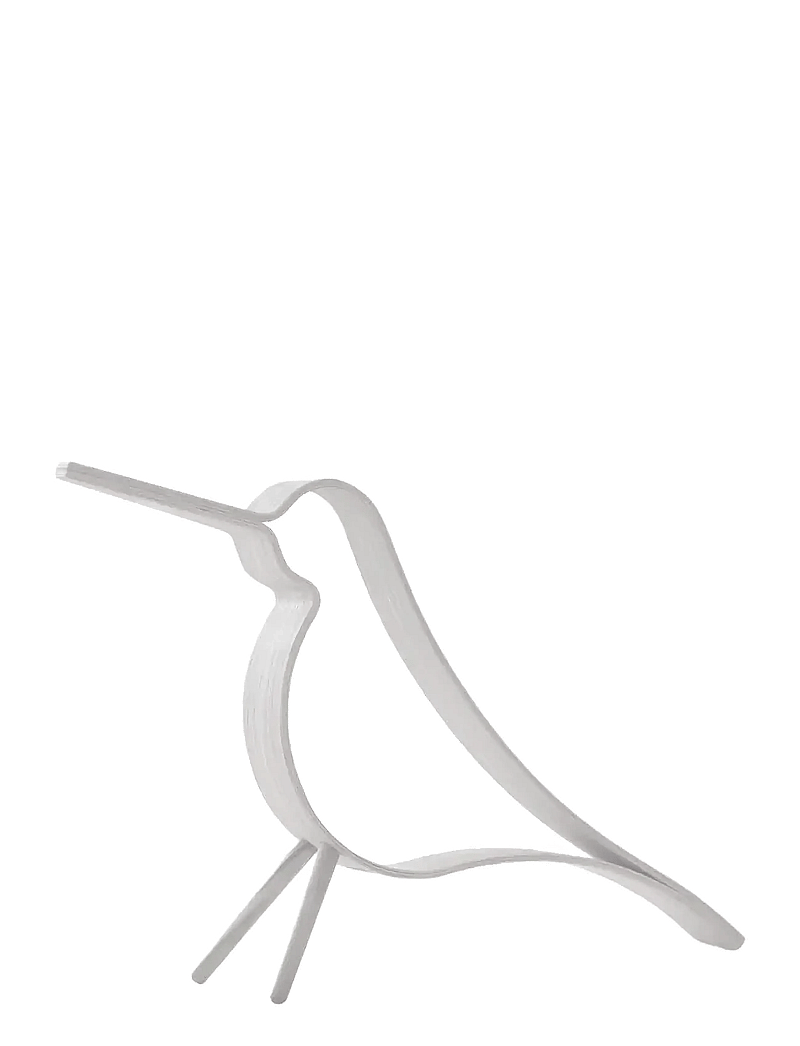 Cooee Design - Woody Bird White Large - træfigurer - white - 1