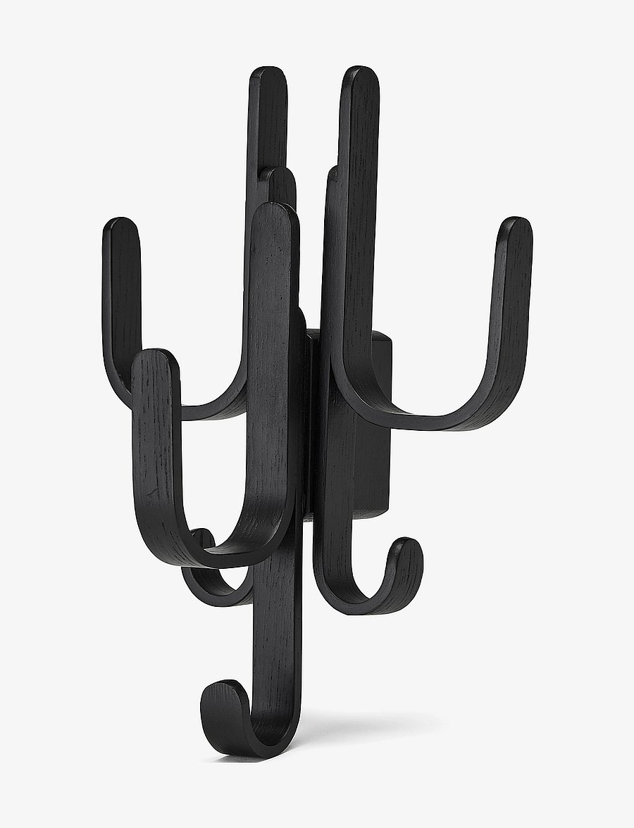 Cooee Design - Woody Hook 3 in 1 - riputuskonksud ja nagid - black stained oak - 0