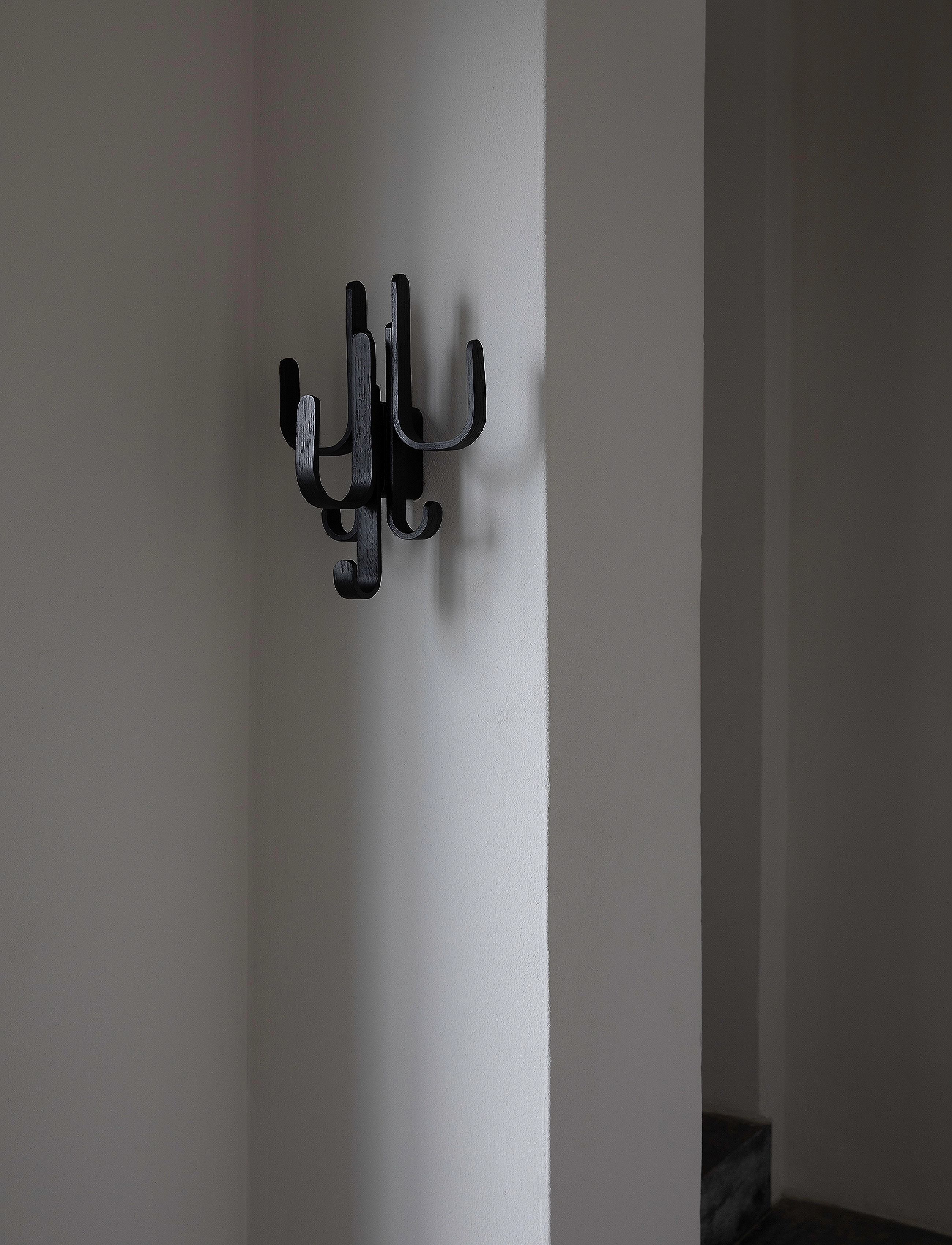 Cooee Design Woody Hook 3 In 1, One Size, Furniture, Schwarz - Coat Hooks & Racks, Homeware