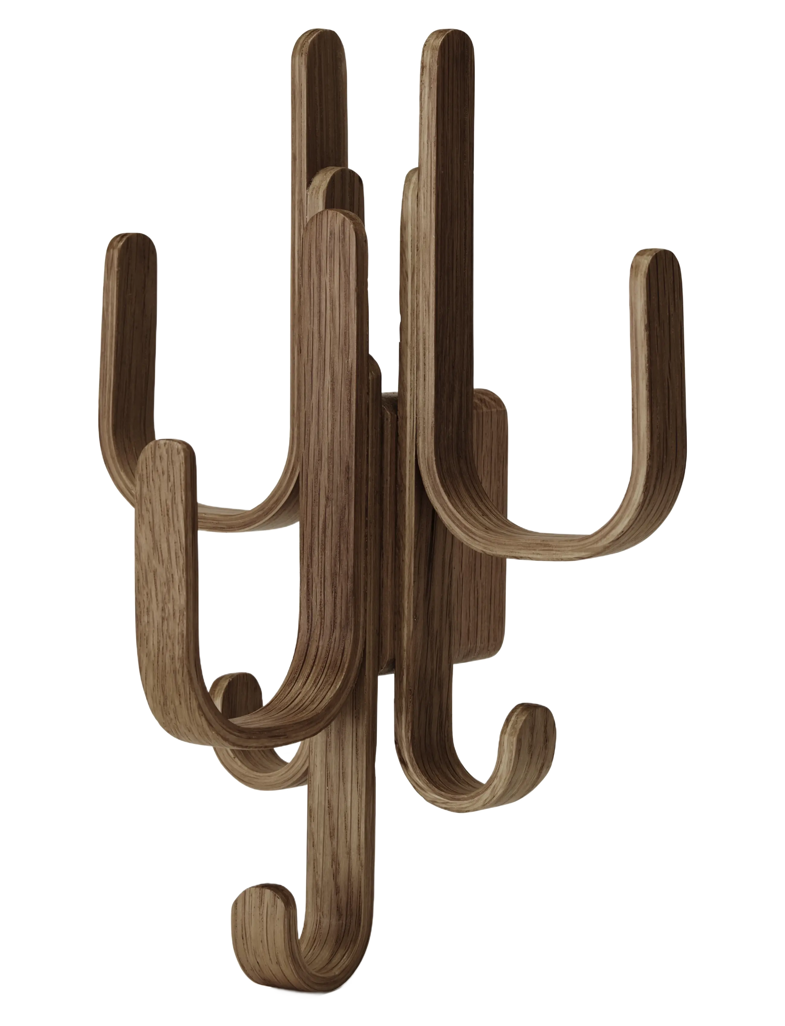 Cooee Design Woody Hook Three Dark Oak - View all - DARK OAK / brown