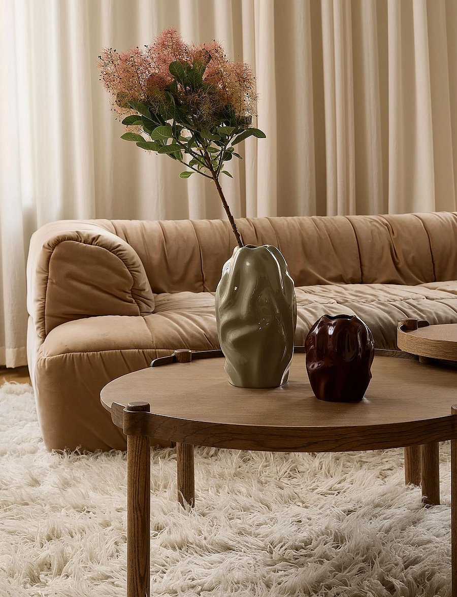Cooee Design - Woody Table 80cm Dark Oak - couchtische - dark oak - 0