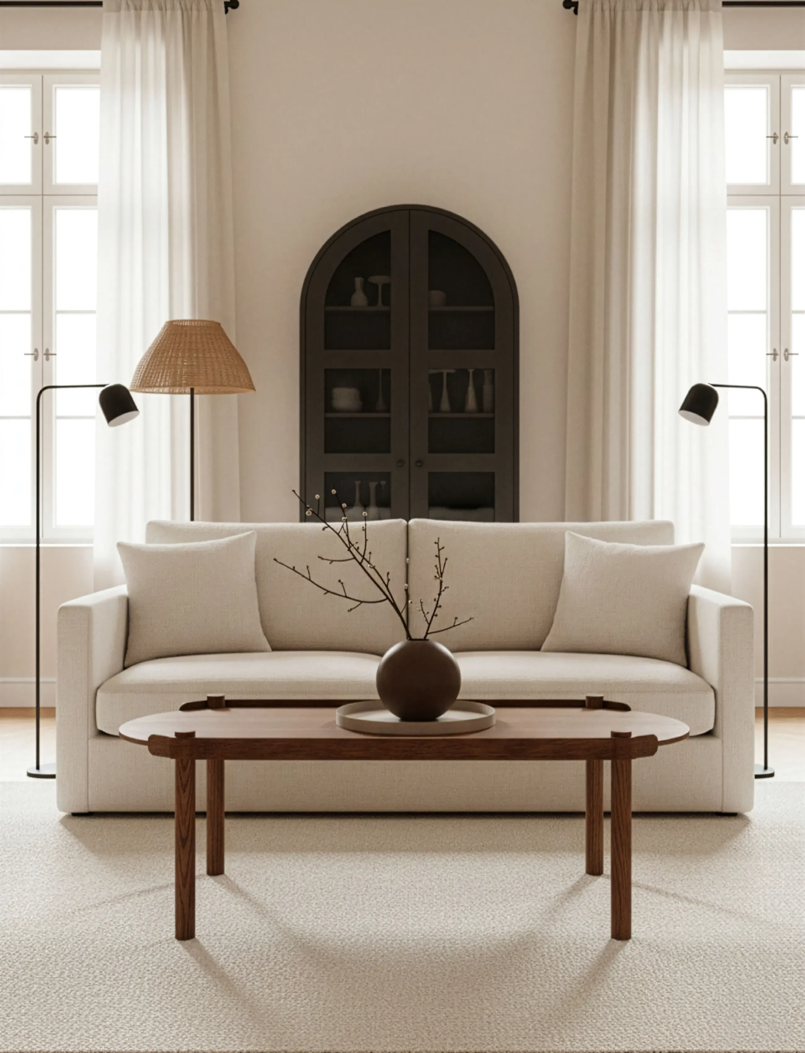 Cooee Design - Woody Table 50x105cm Dark Oak - dark oak - 0