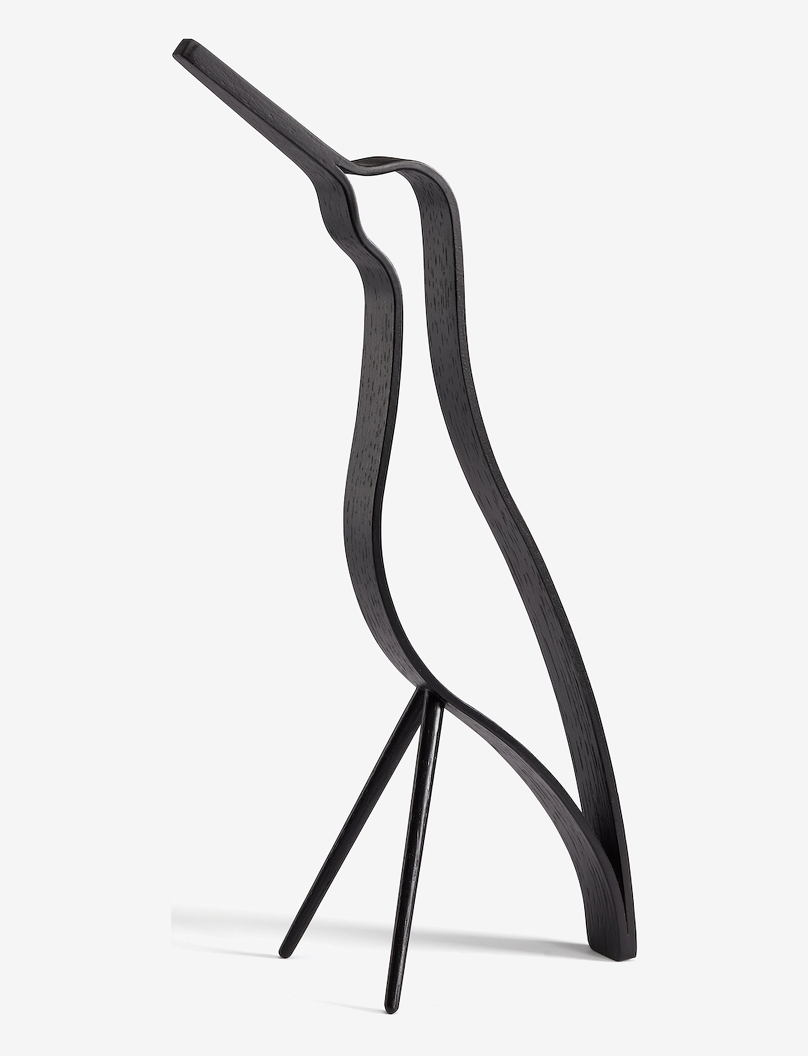 Cooee Design Woody Bird High, H32 cm, Decorative Accessories-details, Schwarz - Porcelain Figures & Sculptures, Homeware