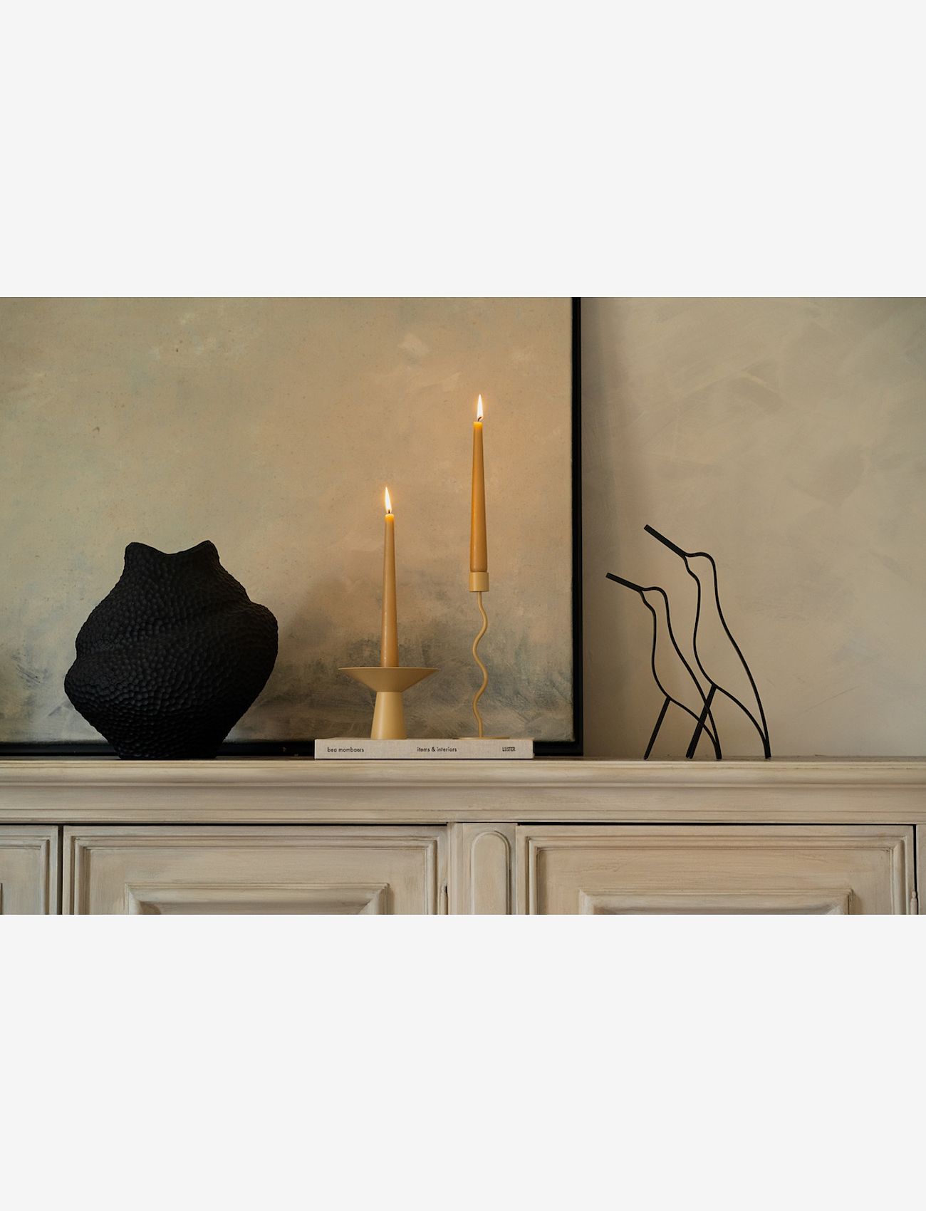 Cooee Design - Woody Bird High - skulpturer & figurer - black stained oak - 1