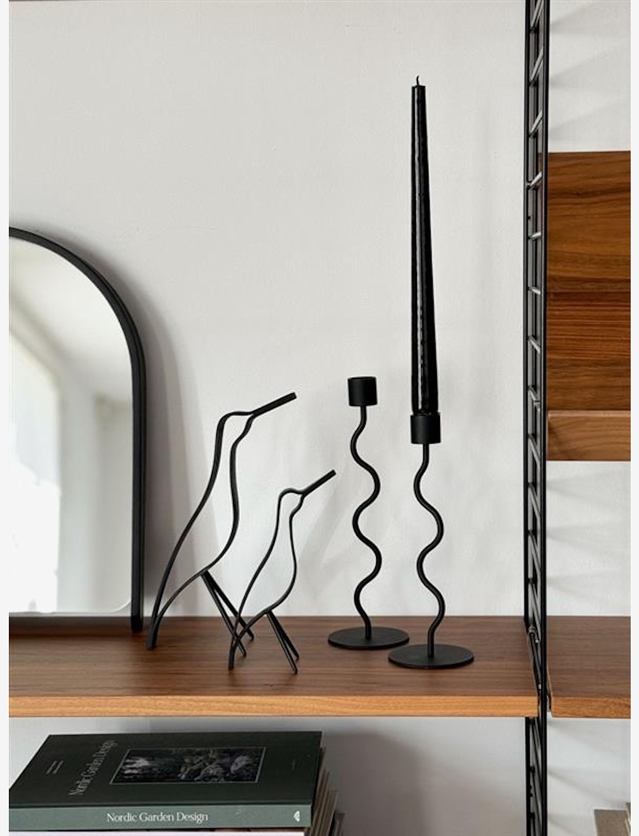 Cooee Design - Woody Bird High - figures & sculptures - black stained - 1