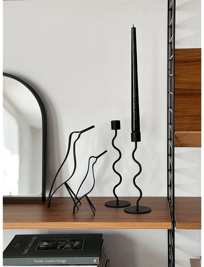 Cooee Design - Woody Bird High - osta hinna alusel - black stained - 1