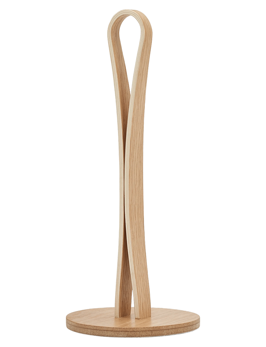 Cooee Design - Woody Kitchen Roll Holder Oak - küchenrollenhalter - oak - 1