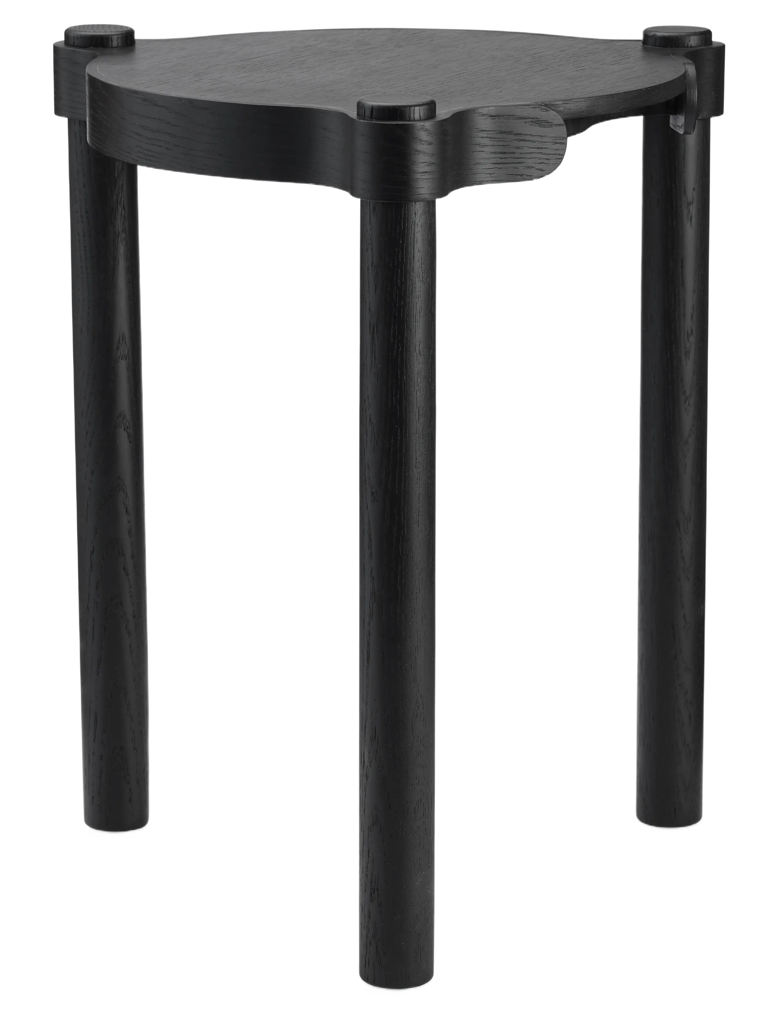 Cooee Design Woody Stool Black Stained Oak - Møbler - BLACK STAINED OAK / black