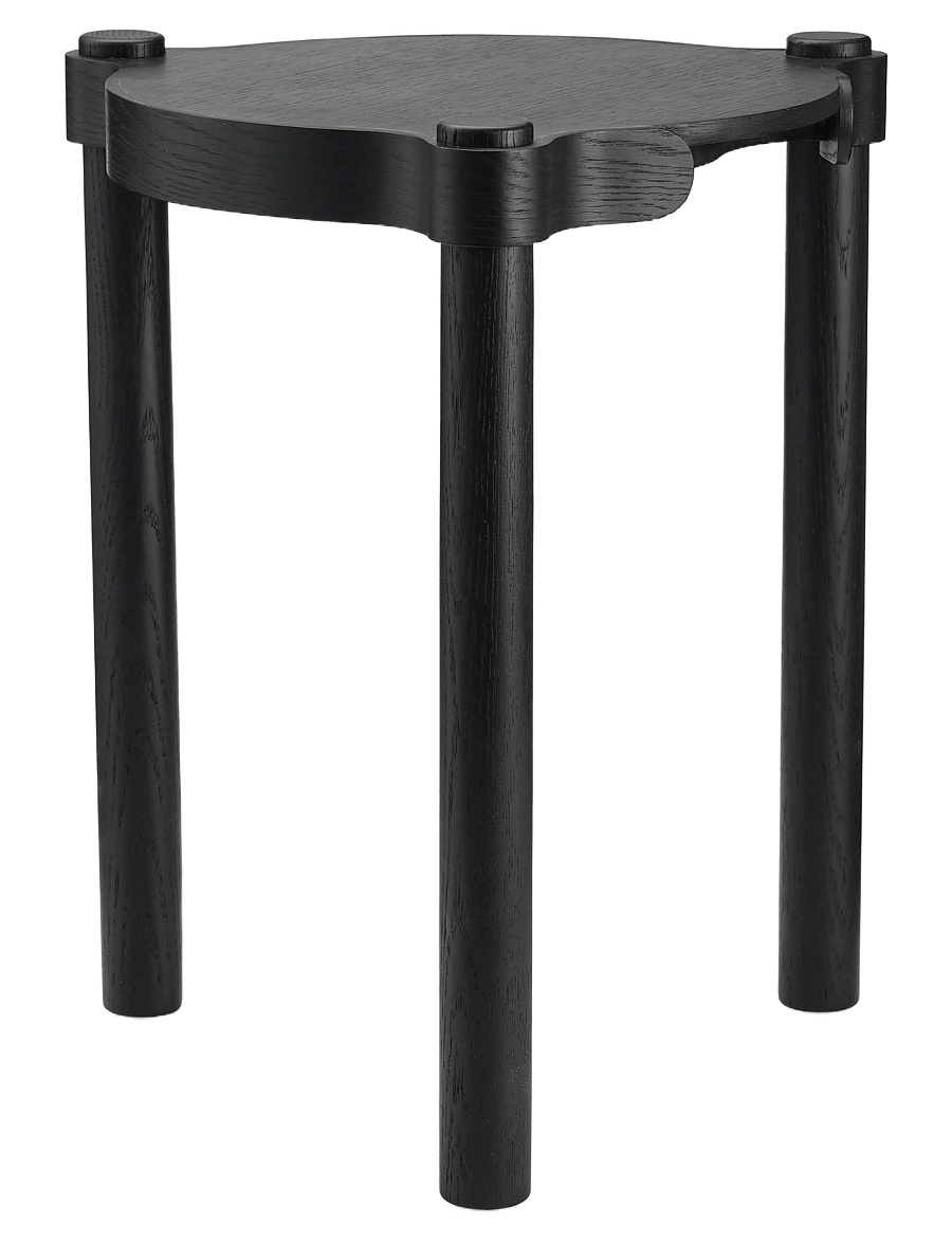 Cooee Design - Woody Stool Black Stained Oak - black stained oak - 0