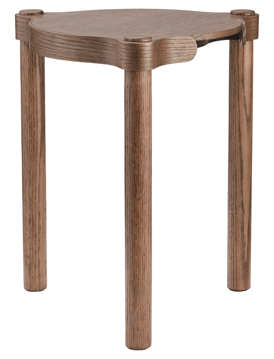 Cooee Design - Woody Stool Dark Oak - dark oak - 0