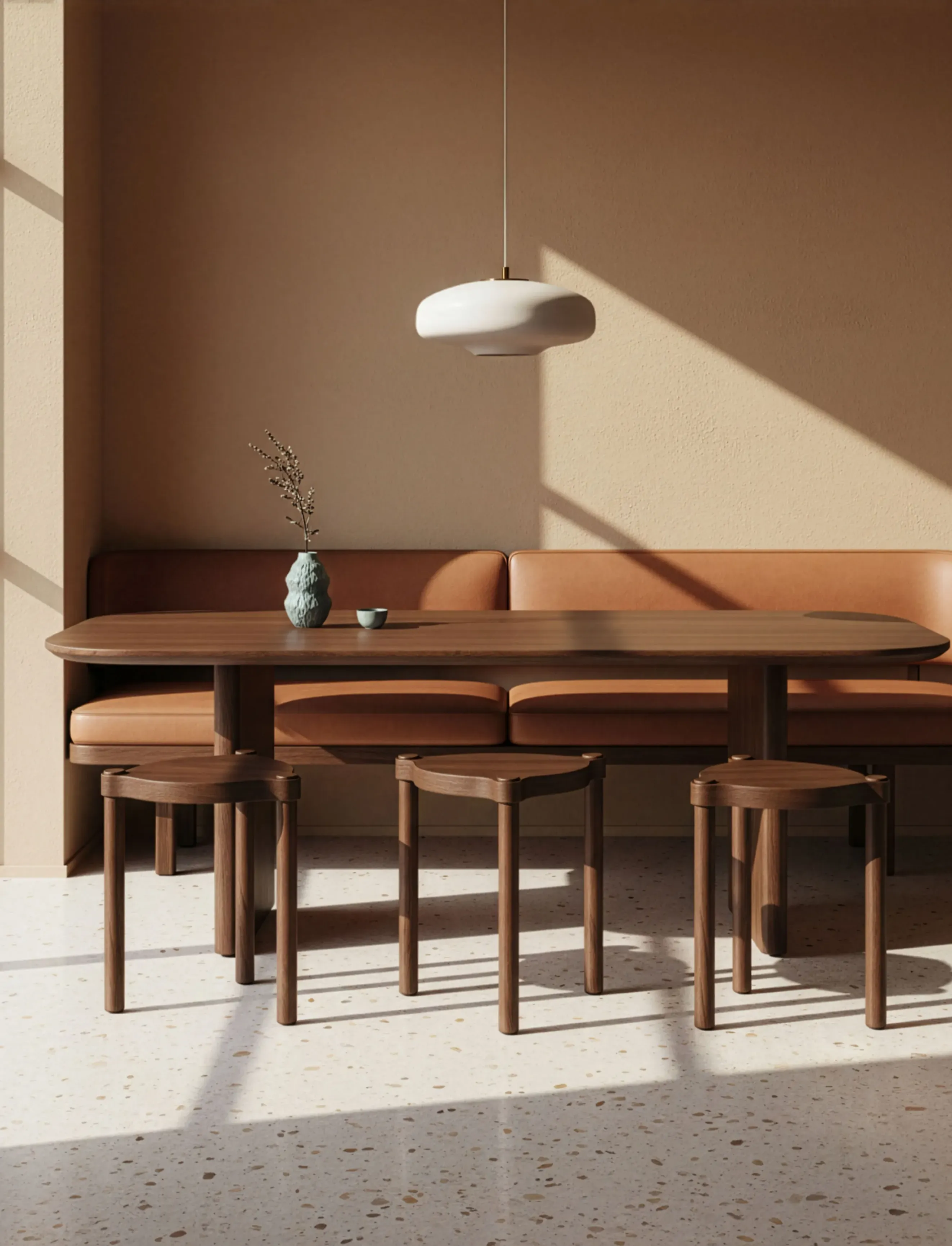 Cooee Design - Woody Stool Dark Oak - dark oak - 1