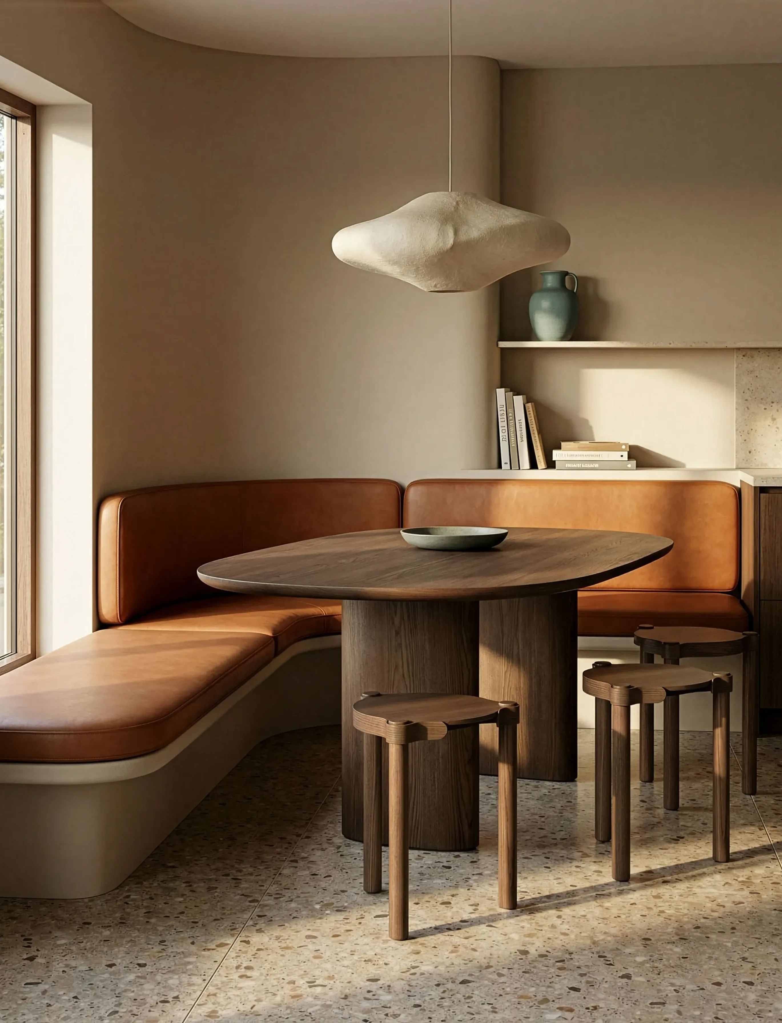 Cooee Design - Woody Stool Dark Oak - dark oak - 2