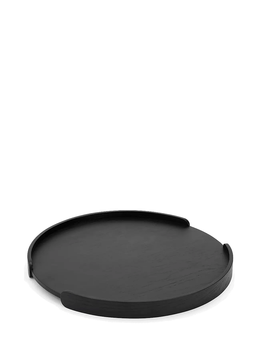 Cooee Design - Woody Tray 35cm Black Stained Oak - tabletts - black stained oak - 1