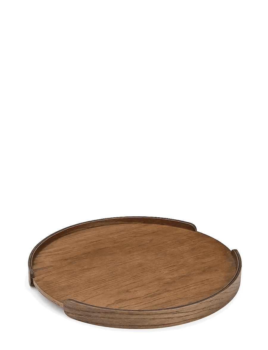 Cooee Design - Woody Tray 35cm Dark Oak - tabletts - dark oak - 1