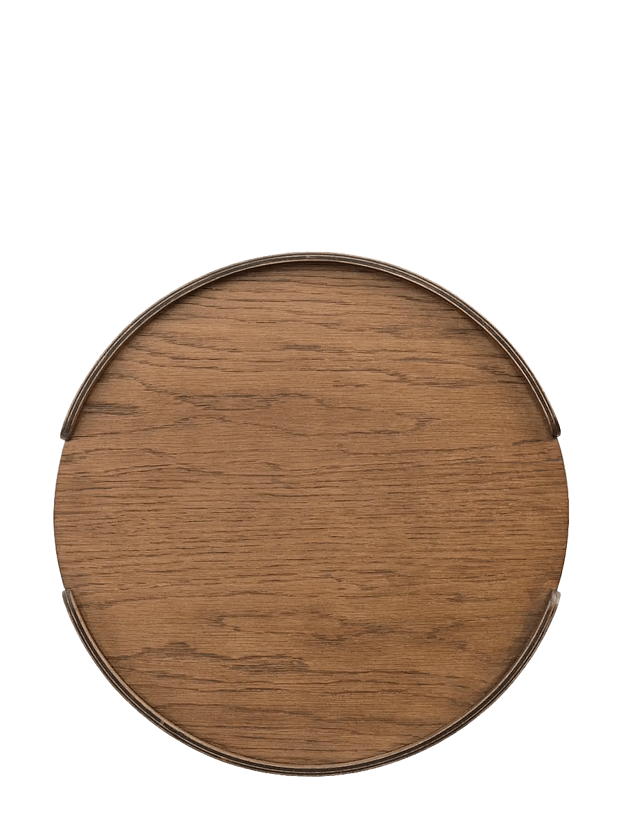 Cooee Design - Woody Tray 35cm Dark Oak - tabletts - dark oak - 2