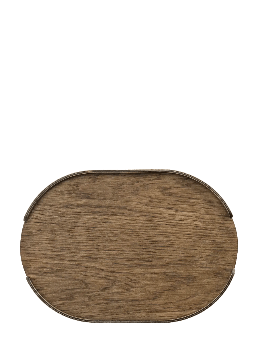Cooee Design - Woody Tray 28x40cm Dark Oak - tabletts - dark oak - 0