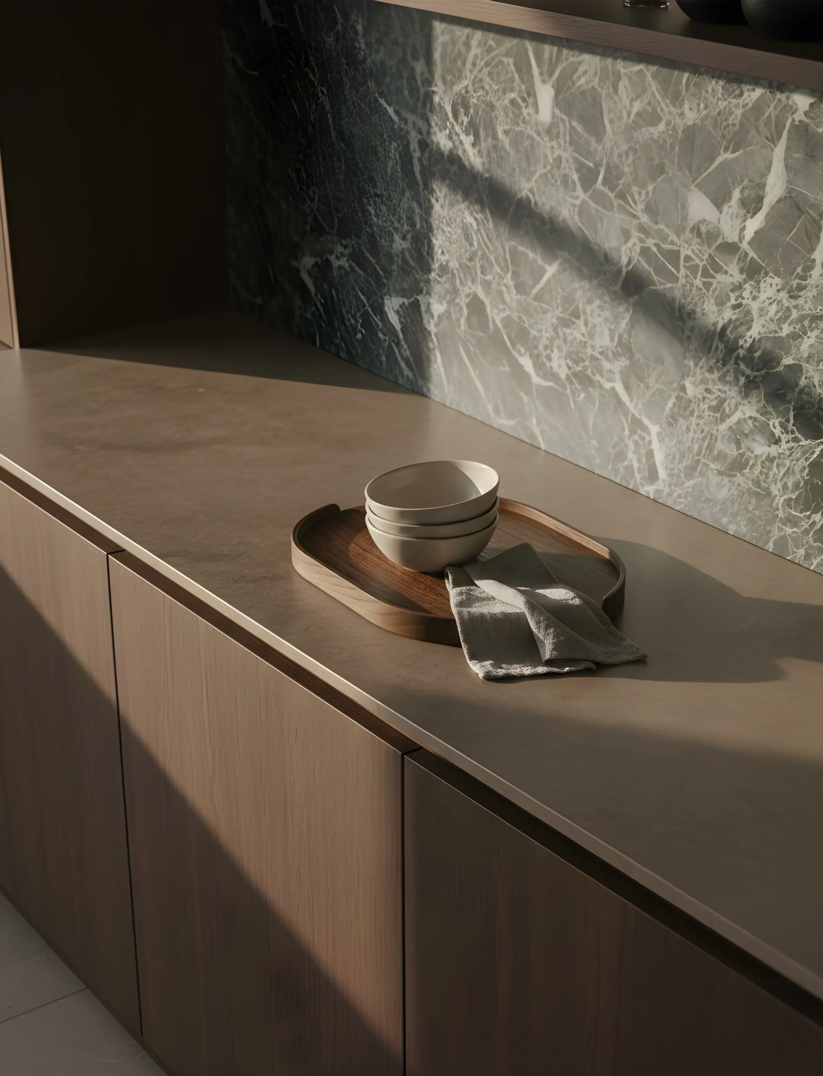 Cooee Design - Woody Tray 28x40cm Dark Oak - trays - dark oak - 1