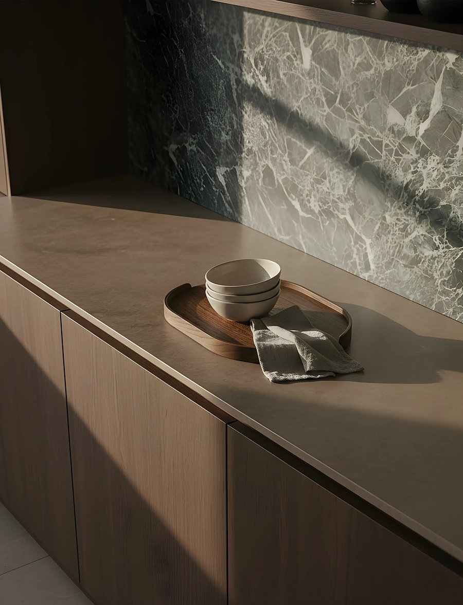 Cooee Design - Woody Tray 28x40cm Dark Oak - tabletts - dark oak - 1