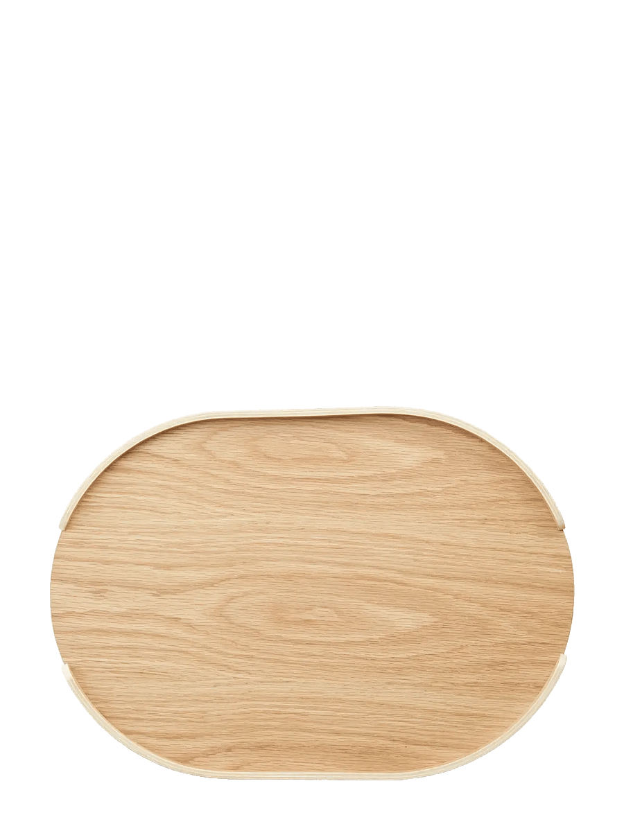 Cooee Design - Woody Tray 28x40cm Oak - tabletts - oak - 0