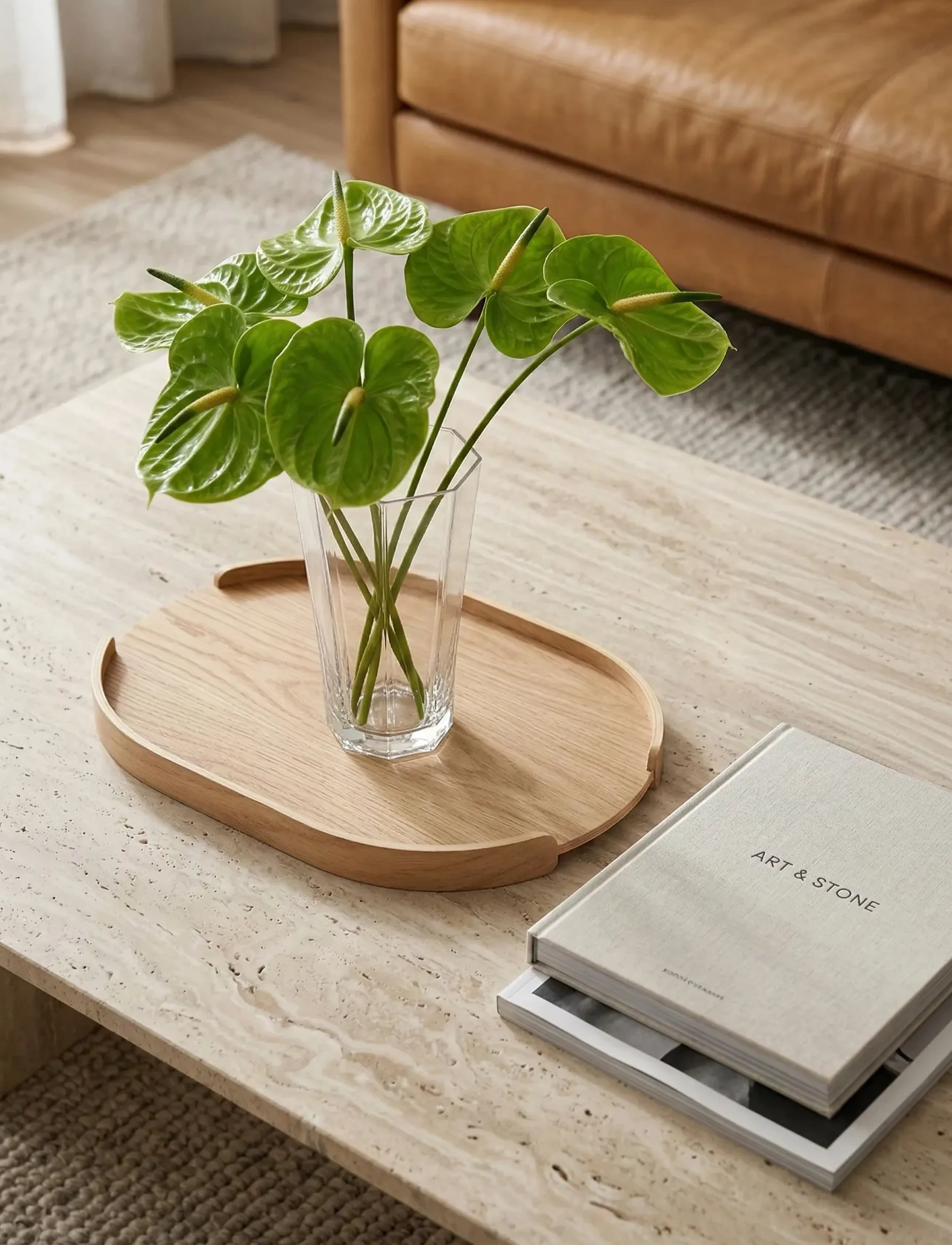 Cooee Design - Woody Tray 28x40cm Oak - trays - oak - 1