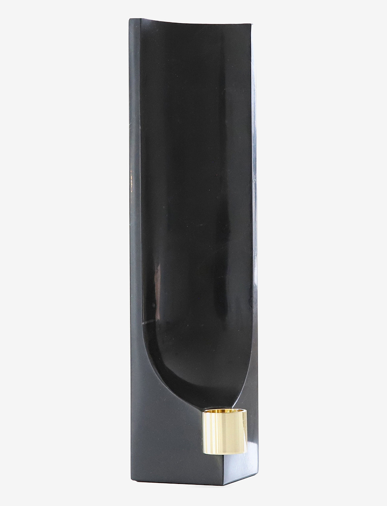 Cooee Design - Quarter Candle Carrara - ljusstakar - nero marquina - 0