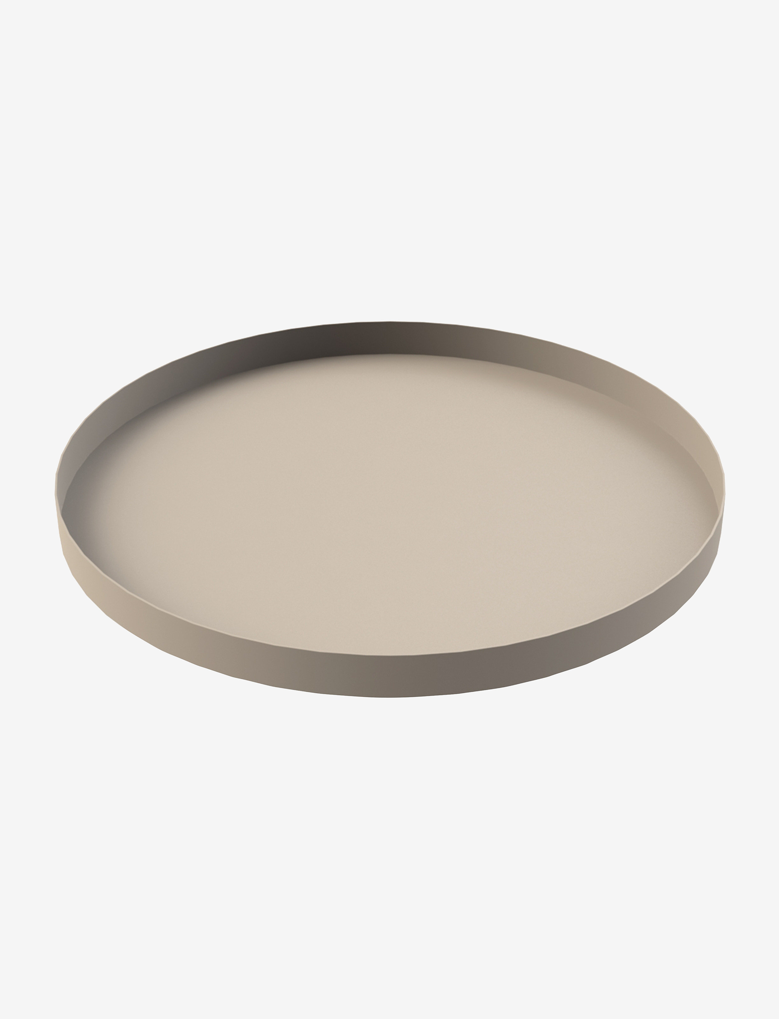 Cooee Design Tray Circle 400X20Mm, One Size, Decoration, Beige - Decorative Platters, Homeware