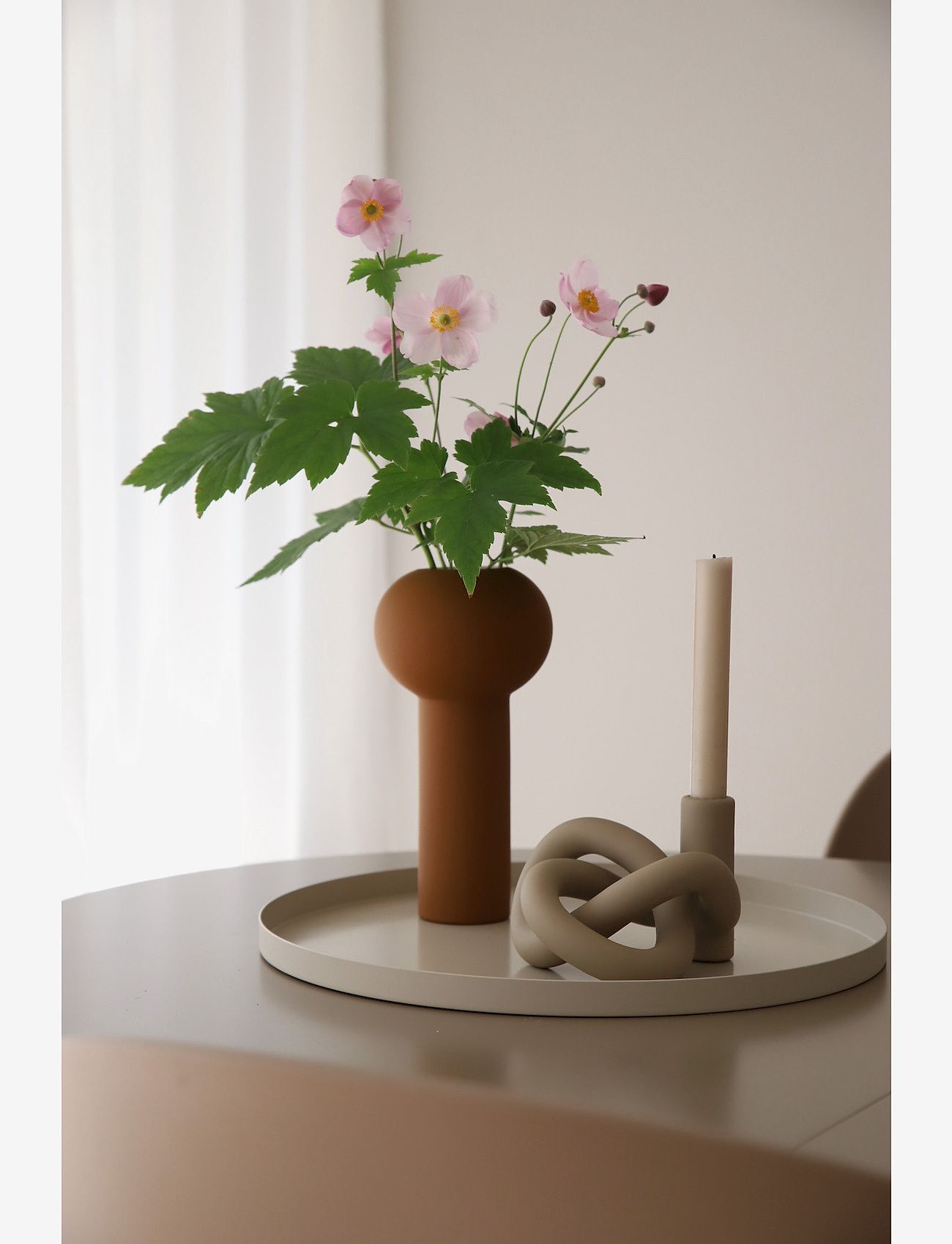 Cooee Design - Tray Circle 400x20mm - decorative platters - sand - 1