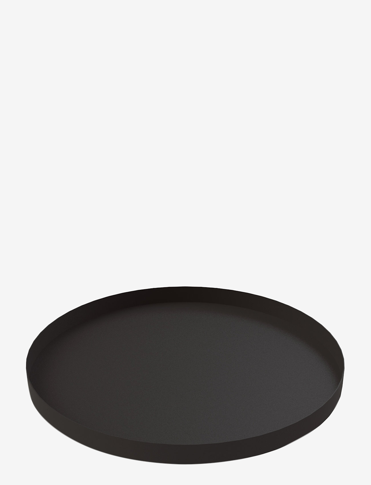 Cooee Design - Tray Circle 300x20mm - dekorativa fat & skålar - black - 0