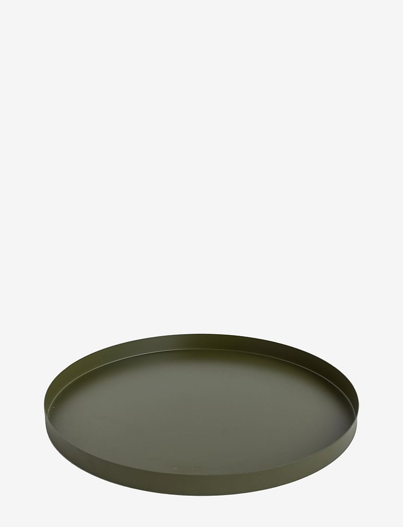 Cooee Design - Tray Circle 300x20mm - dekoschalen - olive - 1