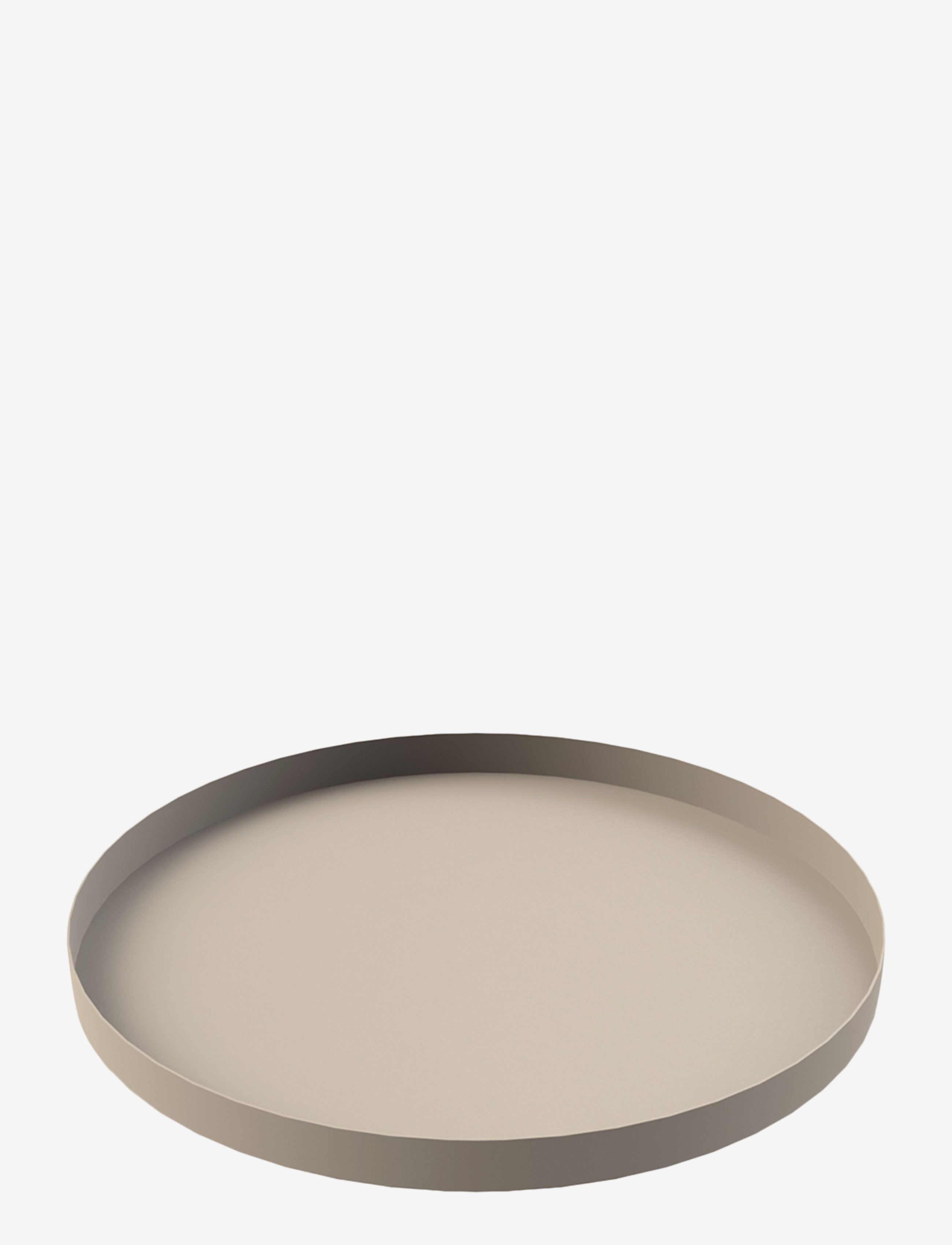 COOEE DESIGN Tray Circle 300X20Mm Beige - One Size - Unisex