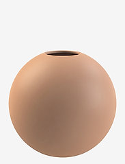 Cooee Design - Ball Vase 8cm - små vaser - café au lait - 0