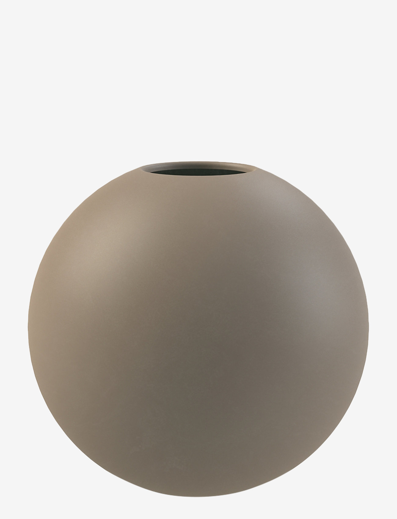 Cooee Design - Ball Vase 8cm - små vaser - mud - 0