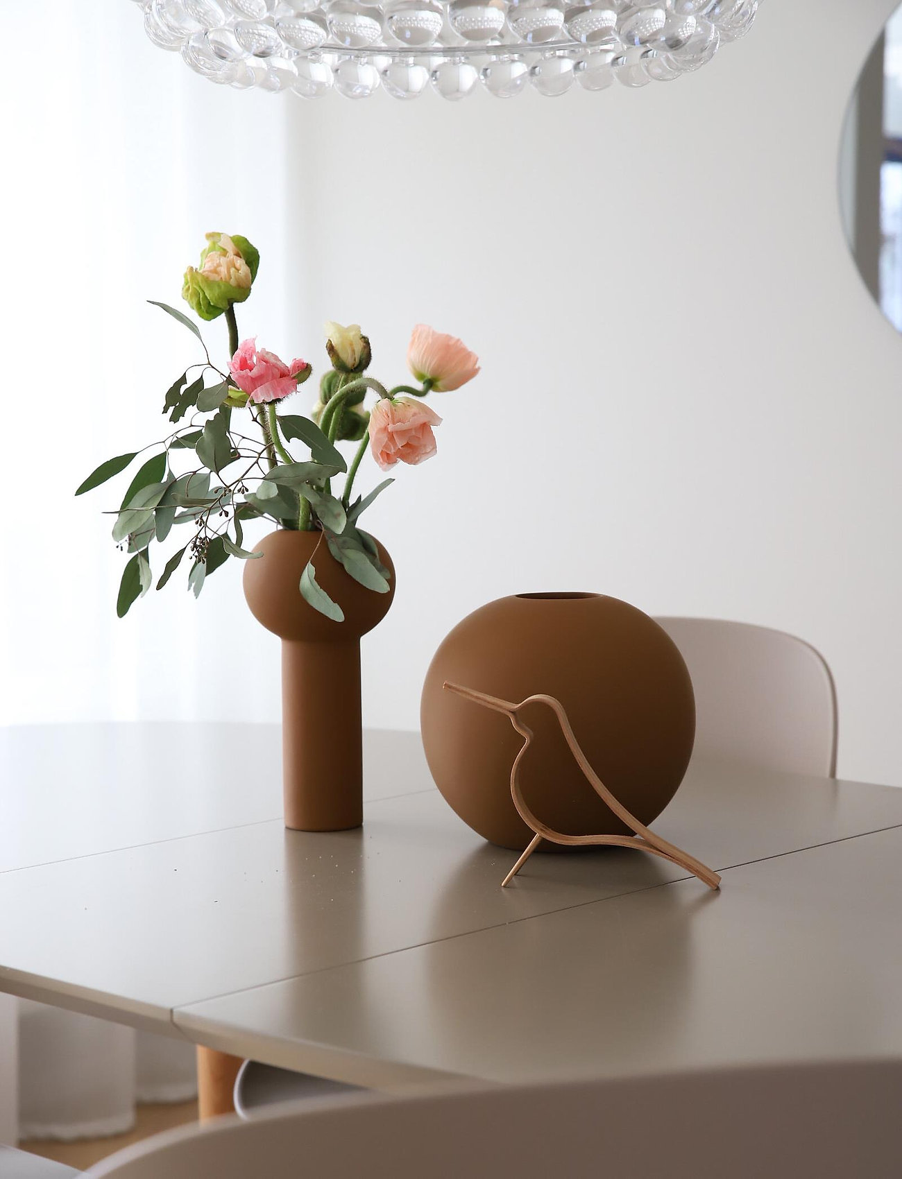 Cooee Design - Ball Vase - köp efter pris - coconut - 2