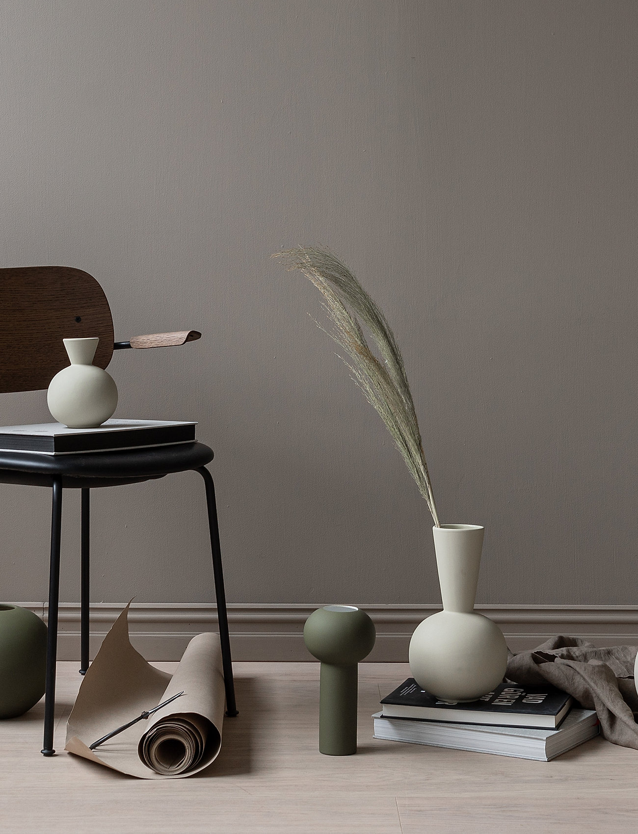 Cooee Design - Ball Vase - shop by price - olive - 2