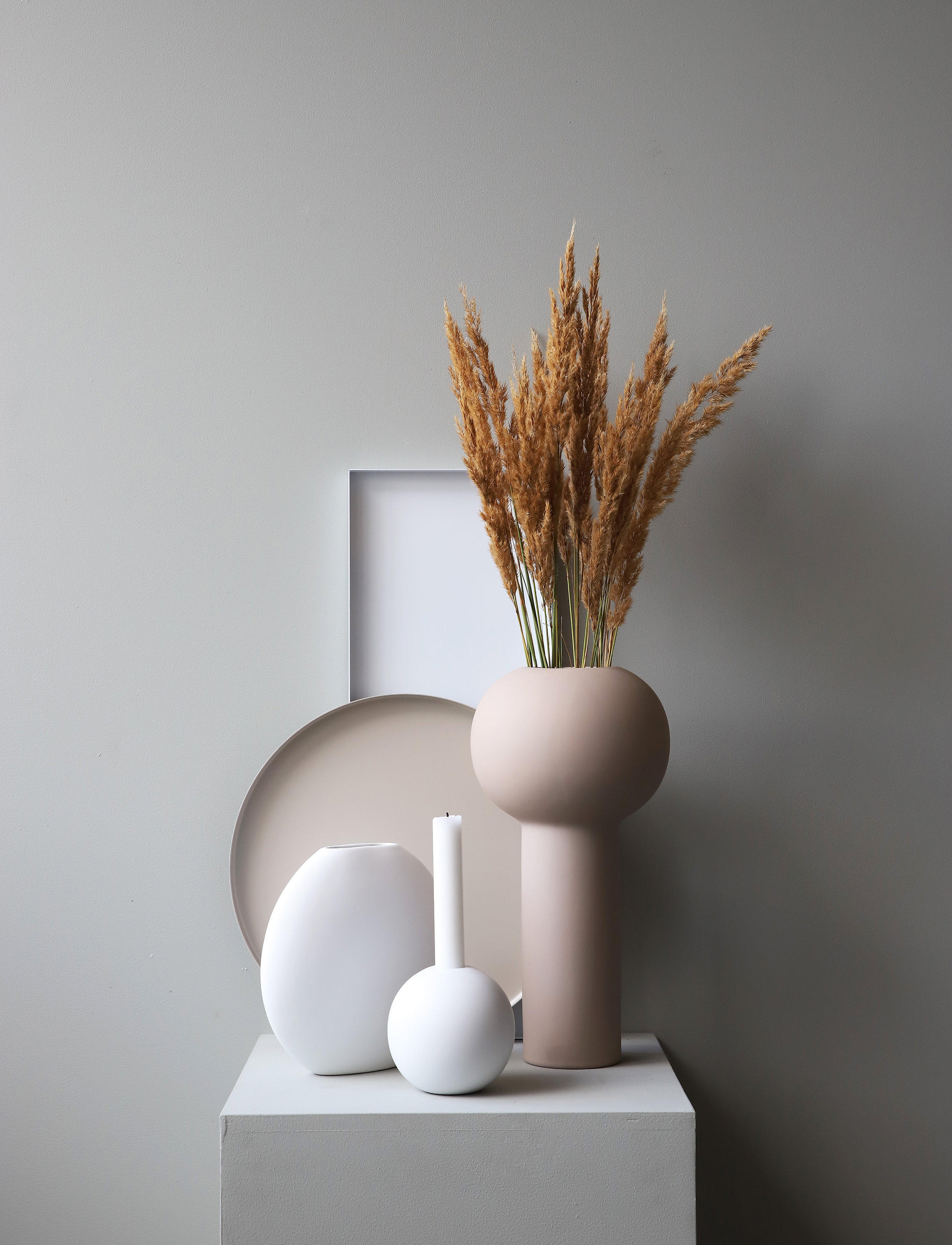 Cooee Design - Pastille Vase 20cm - versla eftir verði - white - 0