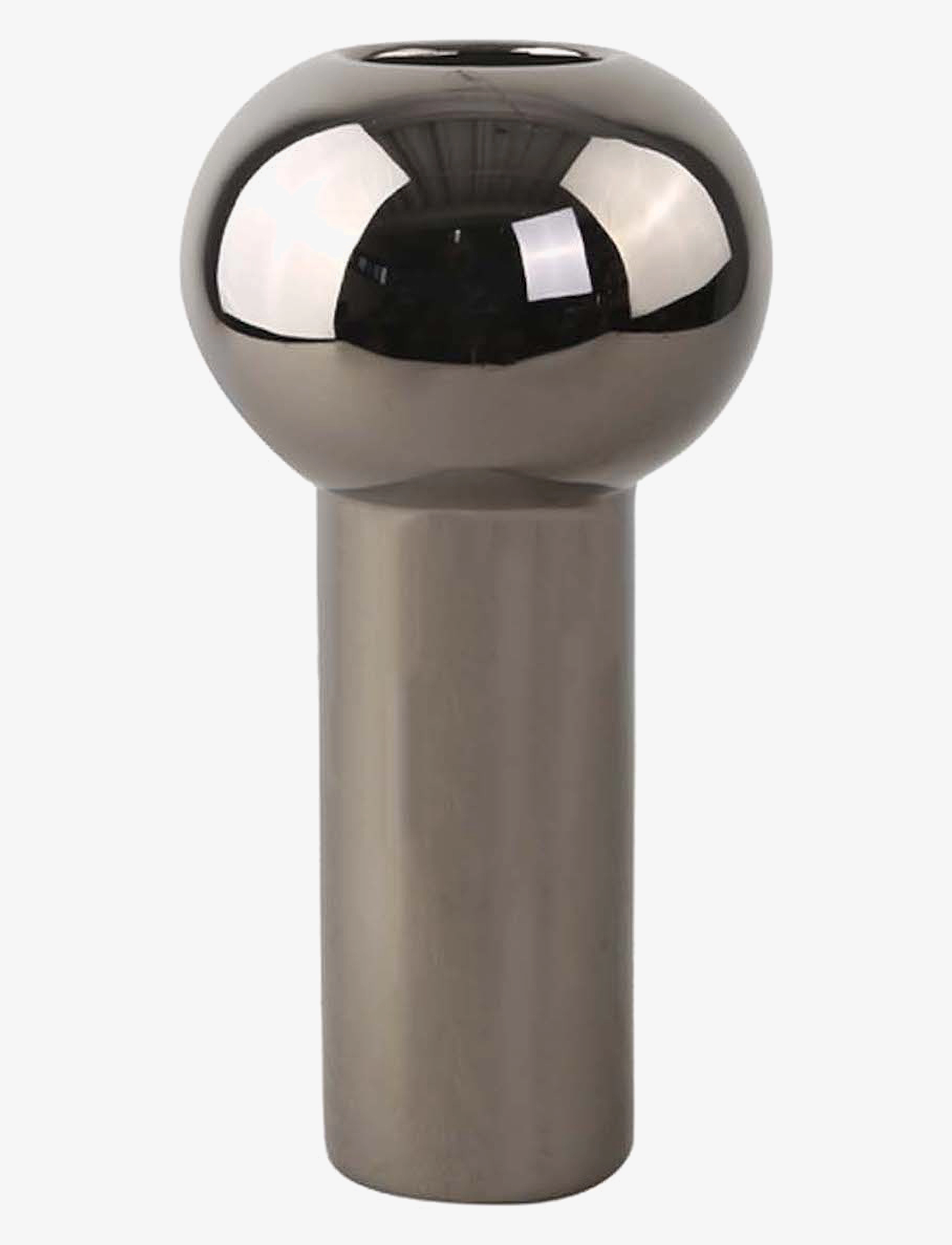 COOEE DESIGN Pillar Vase 24Cm Silber - H24CM - Unisex