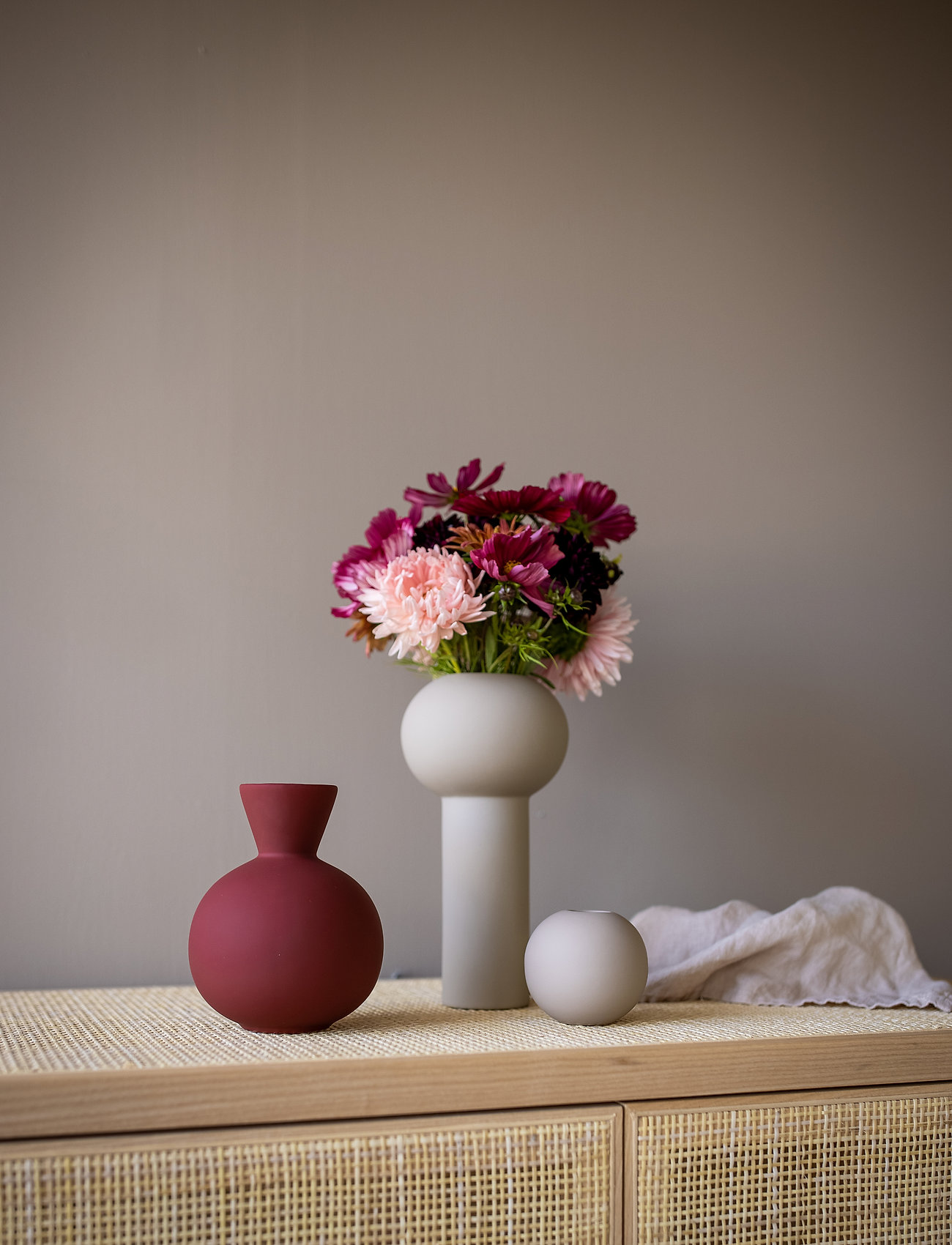 Cooee Design - Pillar Vase 24cm - köp efter pris - sand - 3