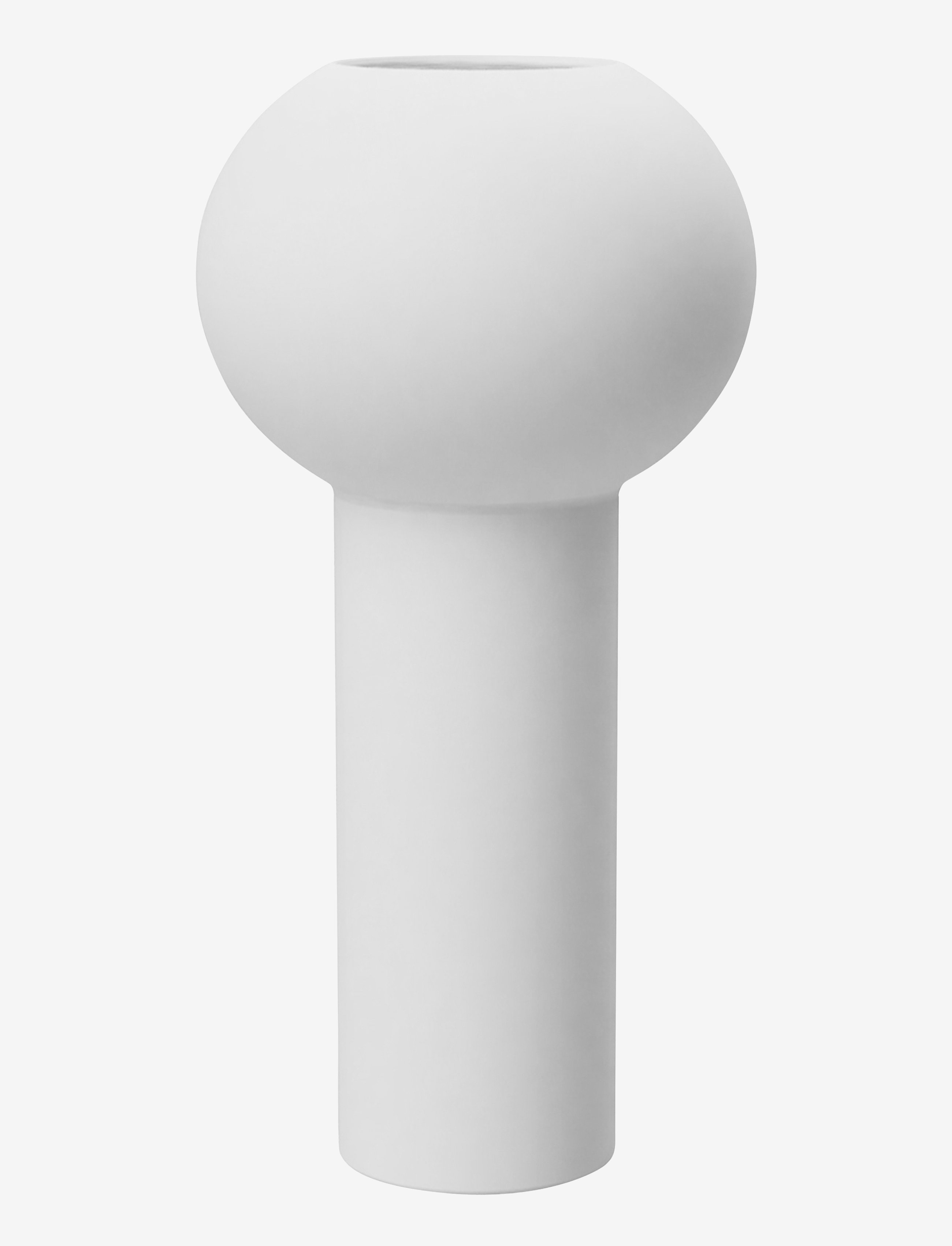Cooee Design Pillar Vase 24Cm, H24 cm, Vases, Weiß - Big Homeware
