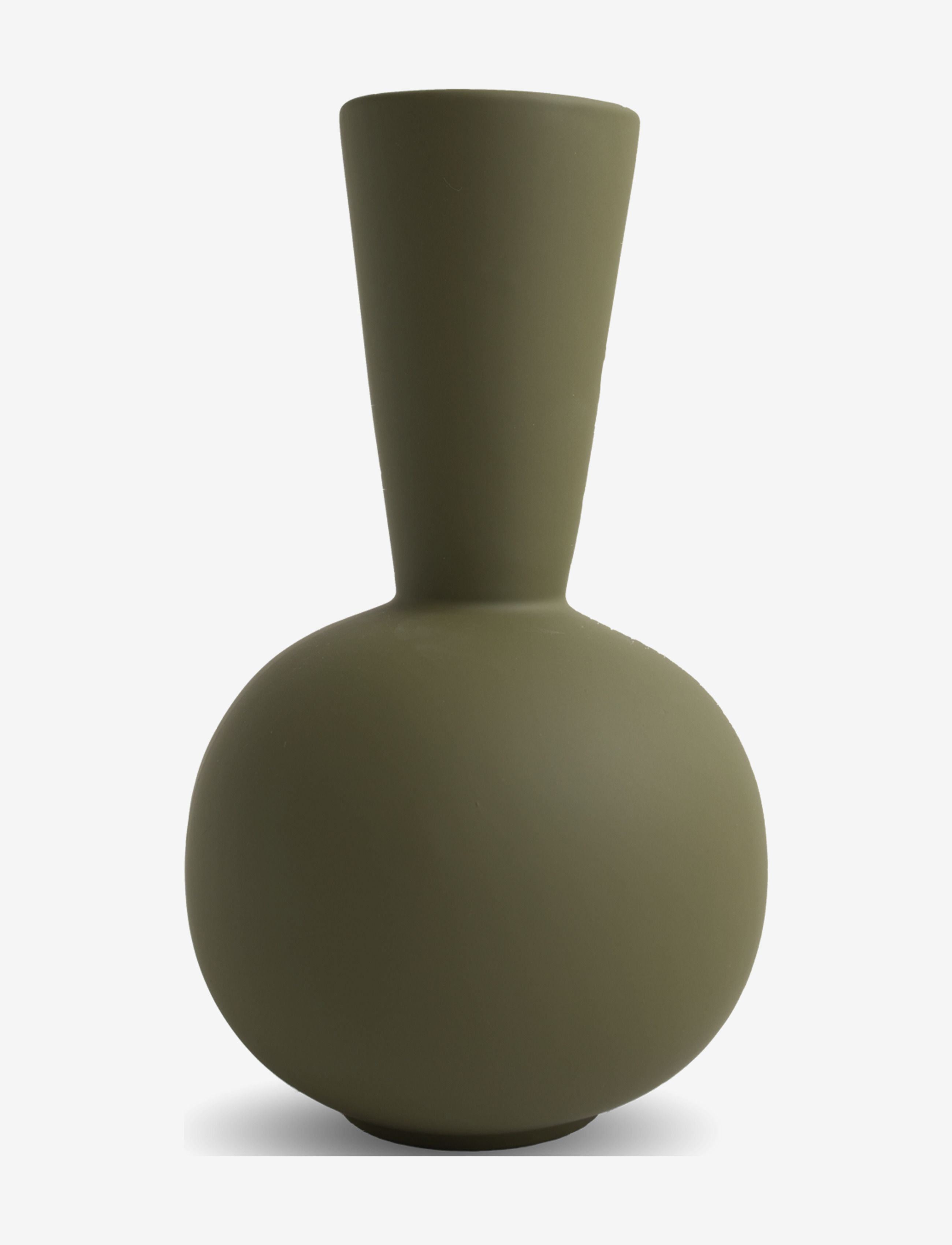 COOEE DESIGN Trumpet Vase 30Cm Grün - H30CM - Unisex