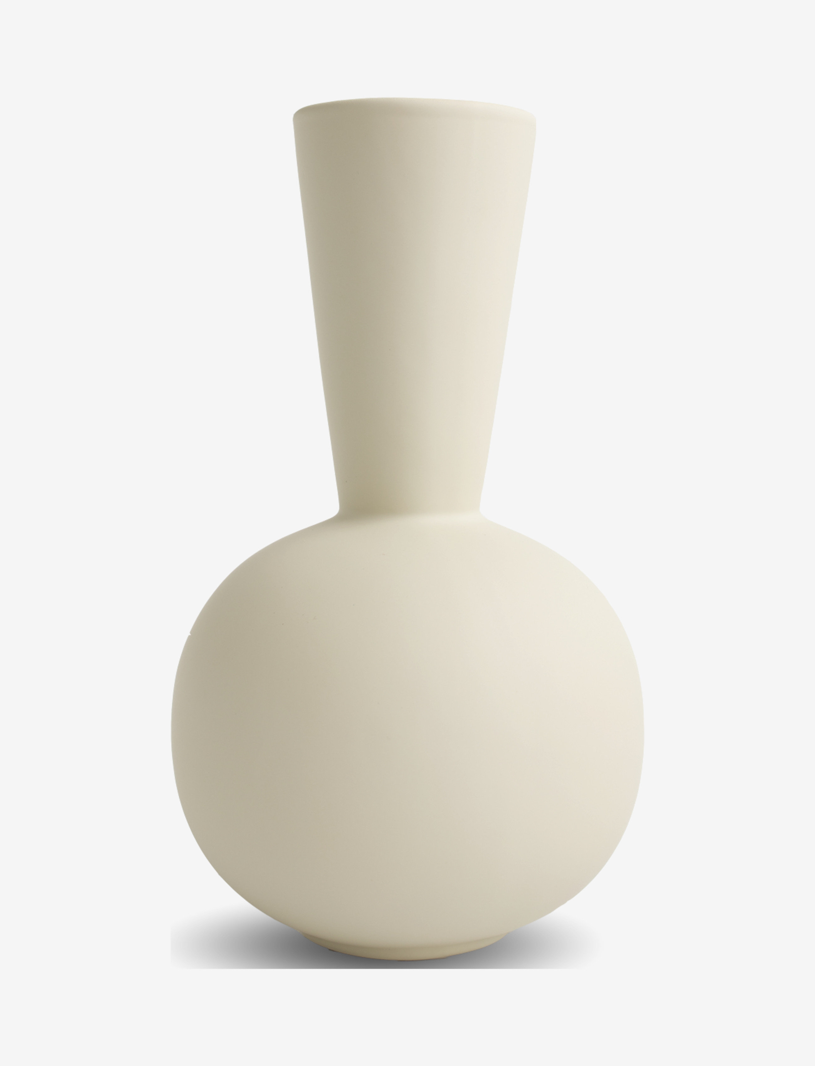 COOEE DESIGN Trumpet Vase 30Cm Cream - One Size - Unisex