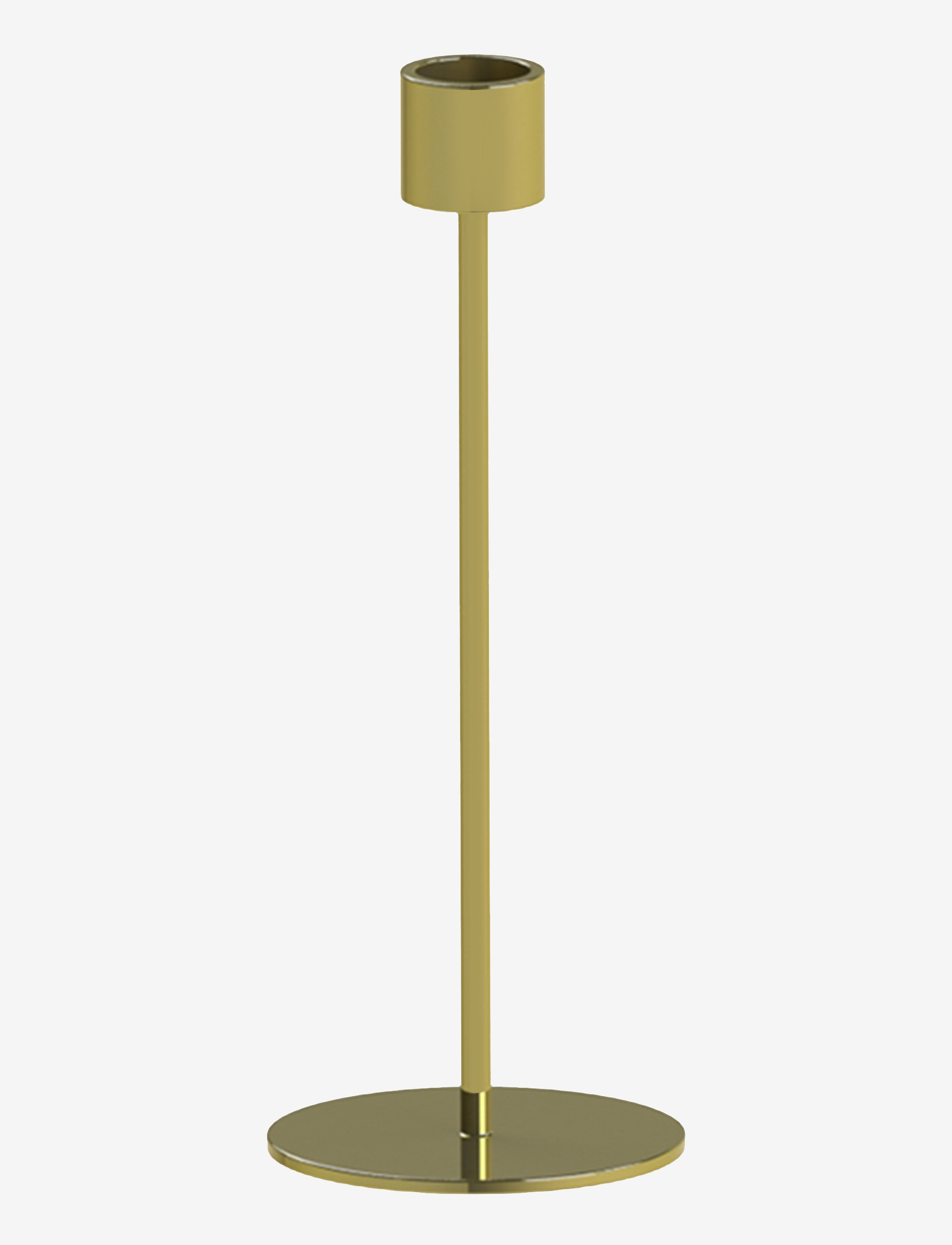 Cooee Design Candlestick 21Cm, One Size, Candlesticks & Lanterns, Gold - Candlesticks, Homeware