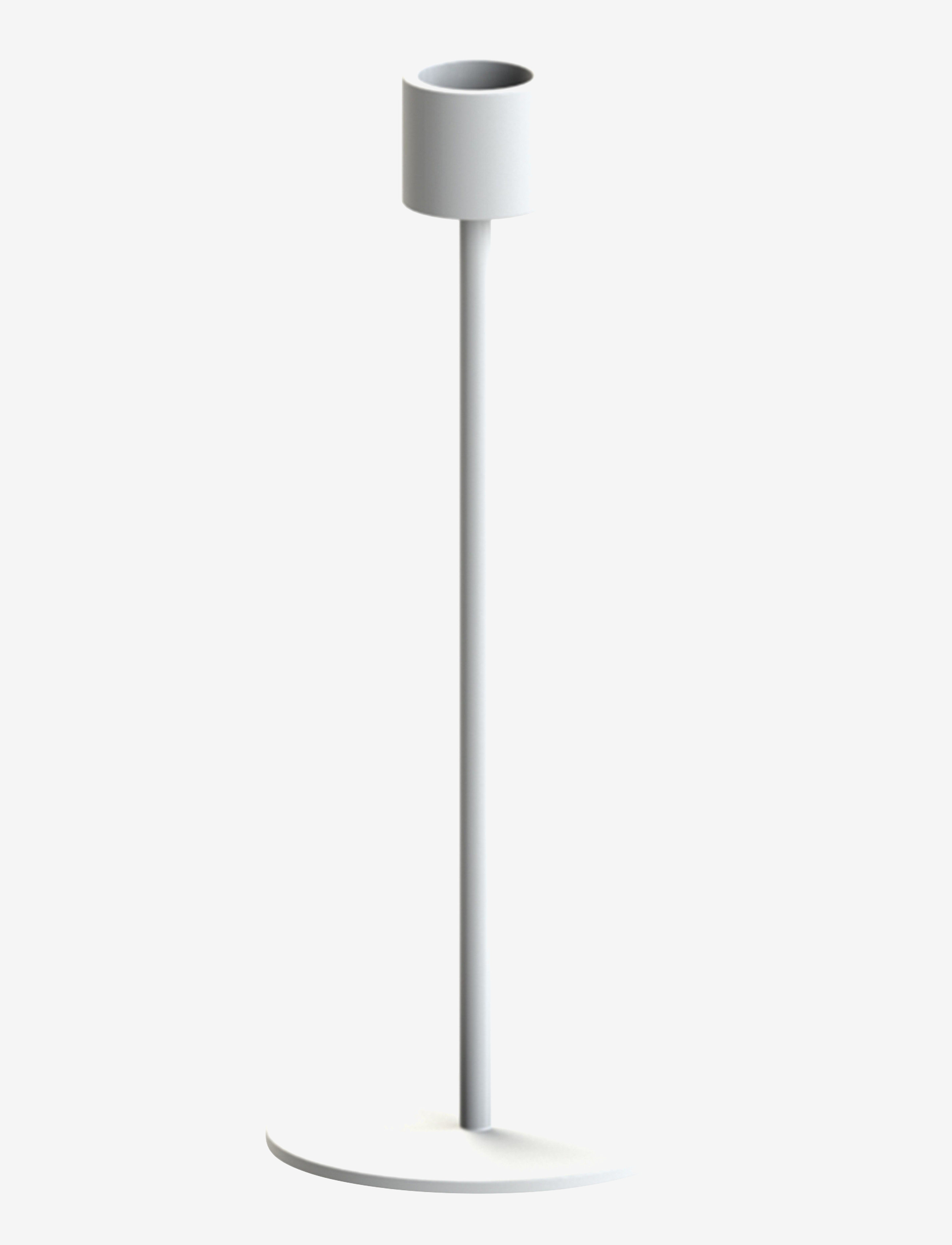 Cooee Design Candlestick 21Cm, H:21 cm, Candlesticks & Lanterns, Weiß - Candlesticks, Homeware