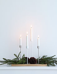 Cooee Design - Candlestick 29cm - kynttilänjalat - white - 1