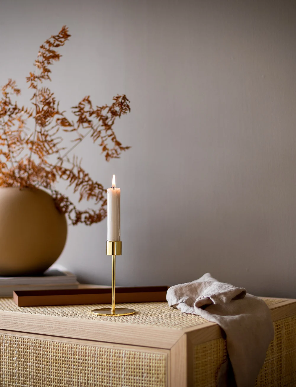 Cooee Design - Candlestick 13cm - kerzenständer - brass - 2