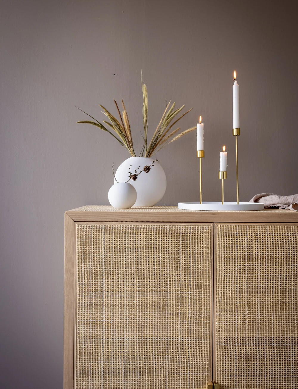 Cooee Design - Candlestick 13cm - kerzenständer - brass - 3